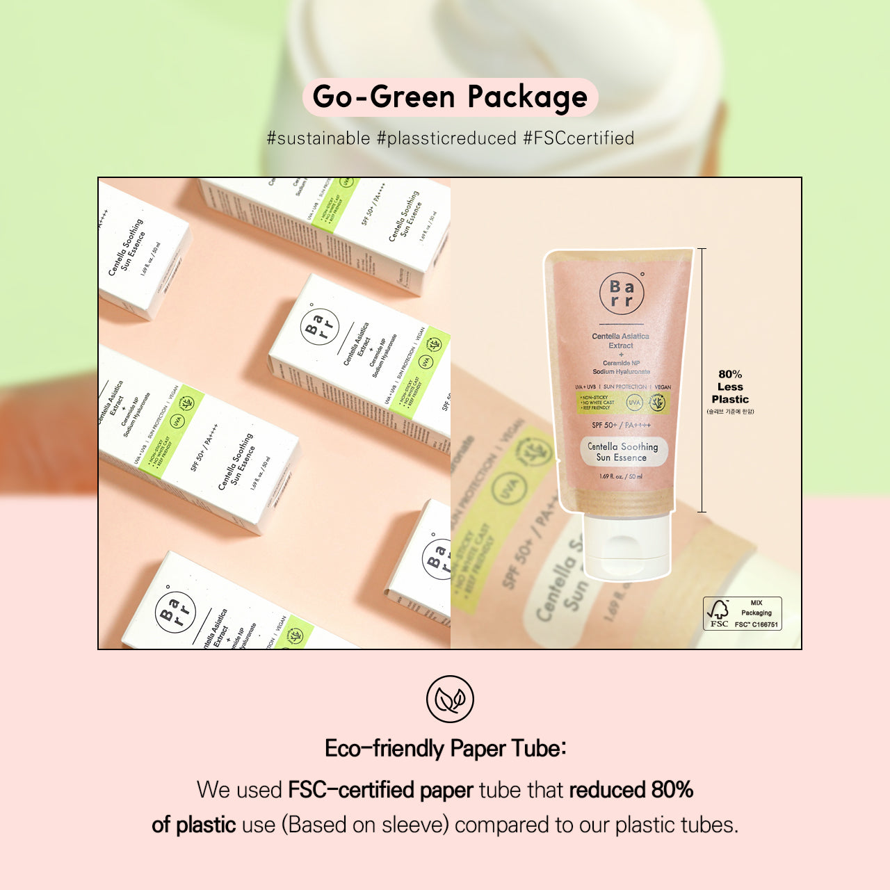 BARR Centella Soothing Sun Essence (SPF 50+ PA++++)