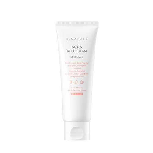 S.NATURE Aqua Rice Foam Cleanser