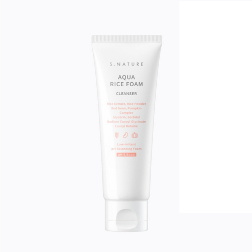 S.NATURE Aqua Rice Foam Cleanser