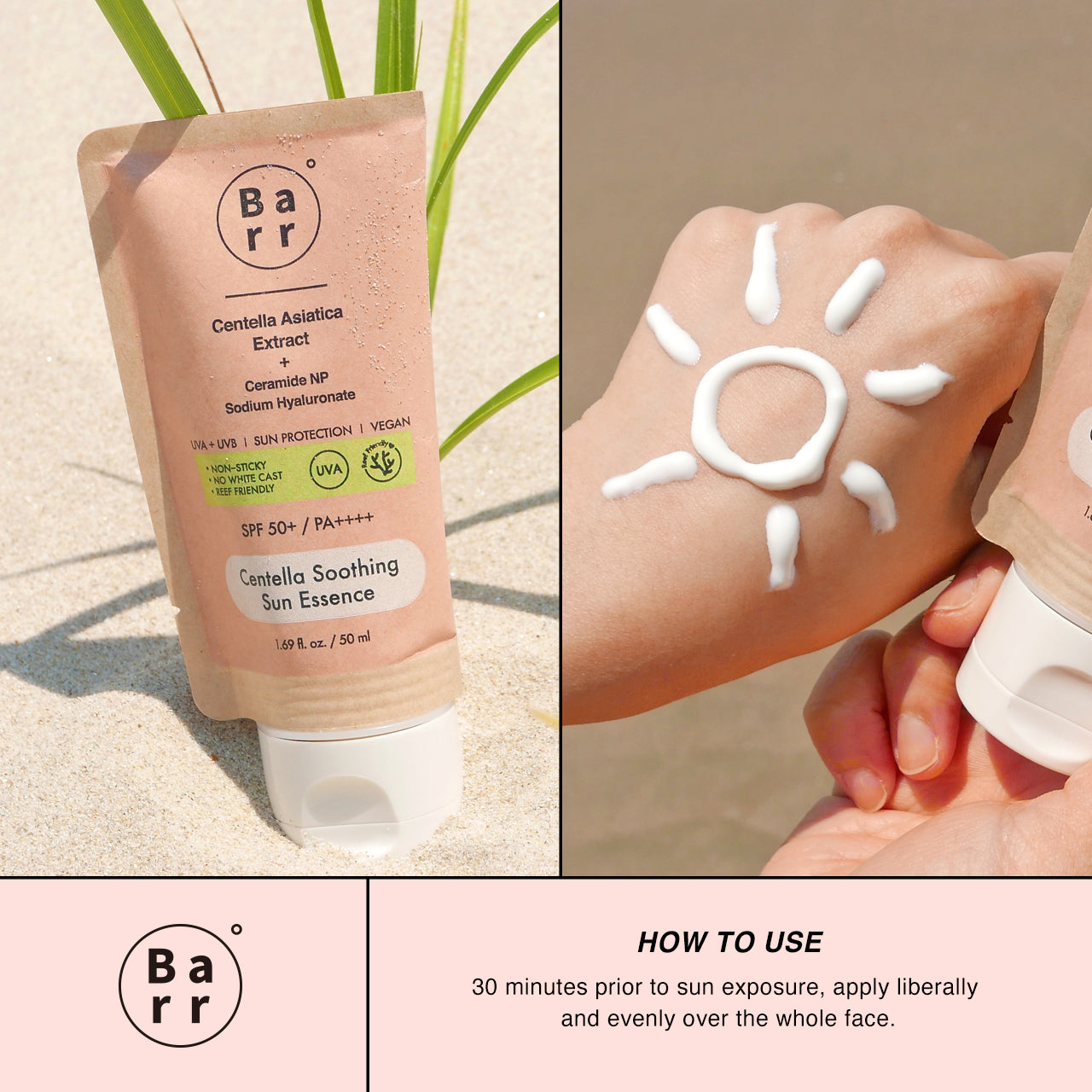 BARR Centella Soothing Sun Essence (SPF 50+ PA++++)