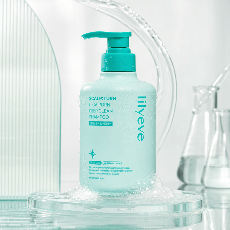 lilyeve Scalp:Turn Cica PDRN Deep Clean Shampoo