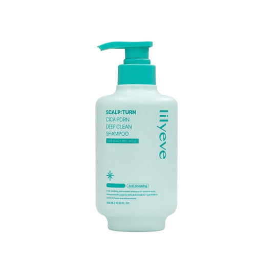 lilyeve Scalp:Turn Cica PDRN Deep Clean Shampoo